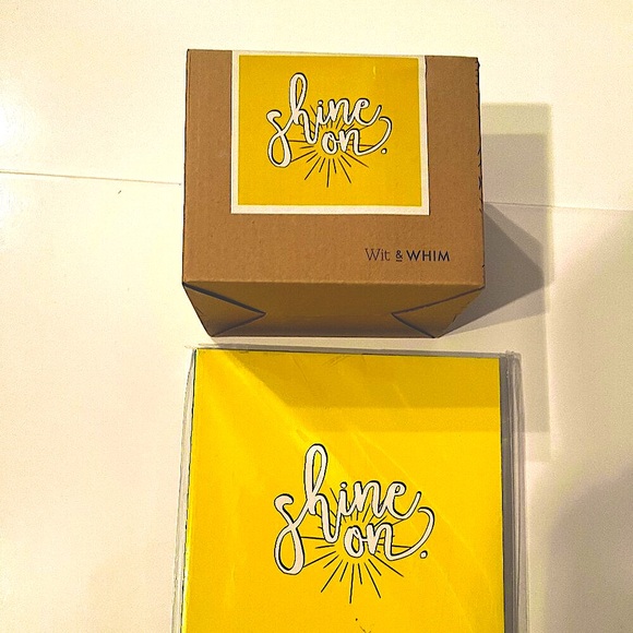 Shine on Mug with Matching‎ Notebook (new / Wit & Whim / x) - Picture 1 of 16